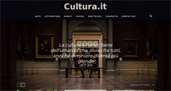 Desktop Screenshot of cultura.it