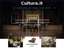 Tablet Screenshot of cultura.it