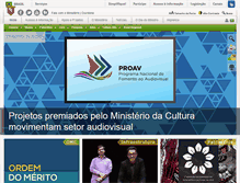 Tablet Screenshot of cultura.gov.br